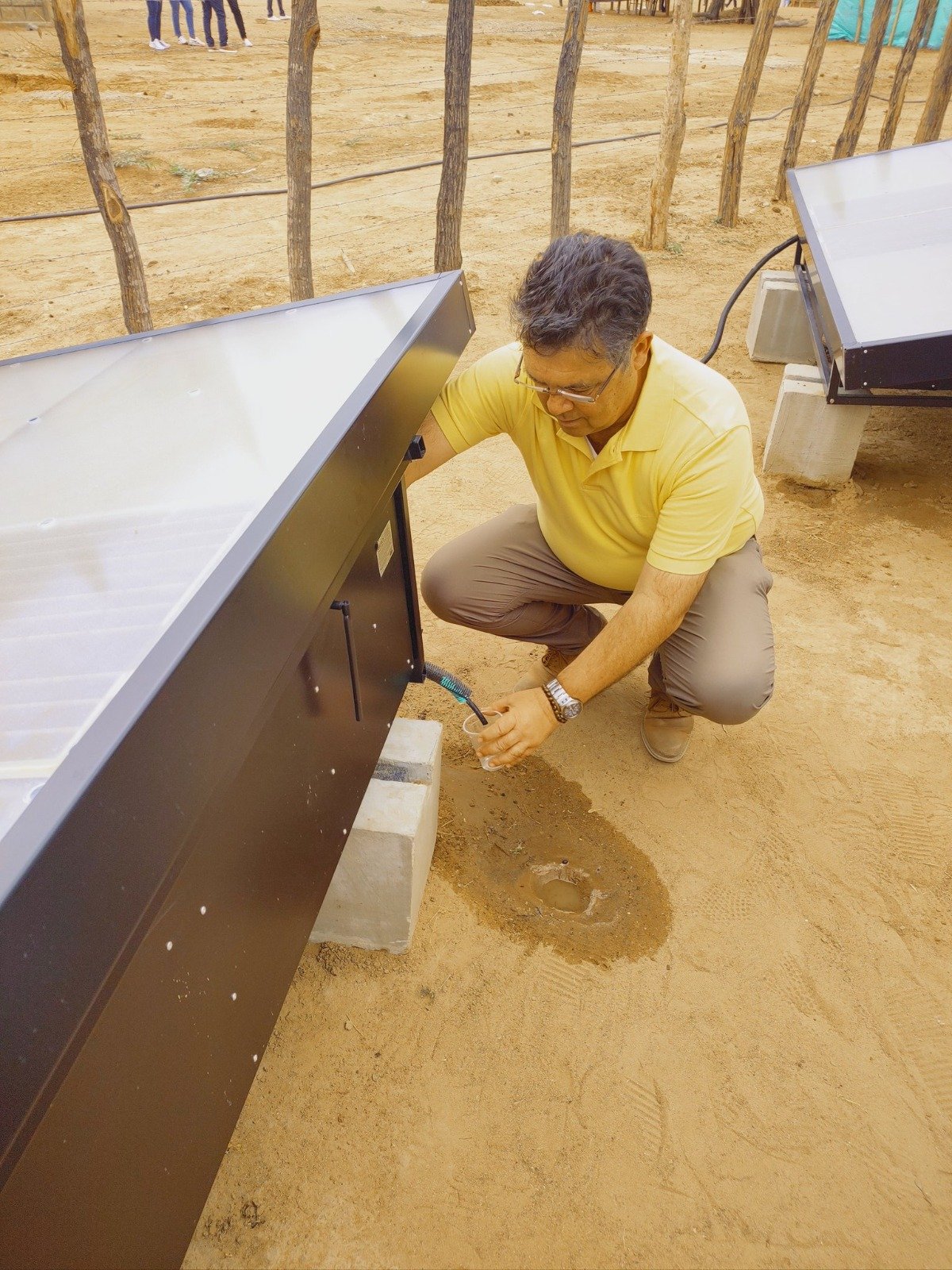 El Ministerio de Ciencias viene adelantando acciones en escuelas en el área rural de Manaure para que cuenten con el preciado líquido, mediante hidropáneles solares.