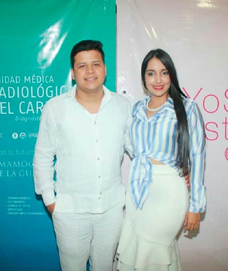 aGustavo José Sanchez y su esposa, la Pediatra Ana Valeria Guerrero Varticovky.