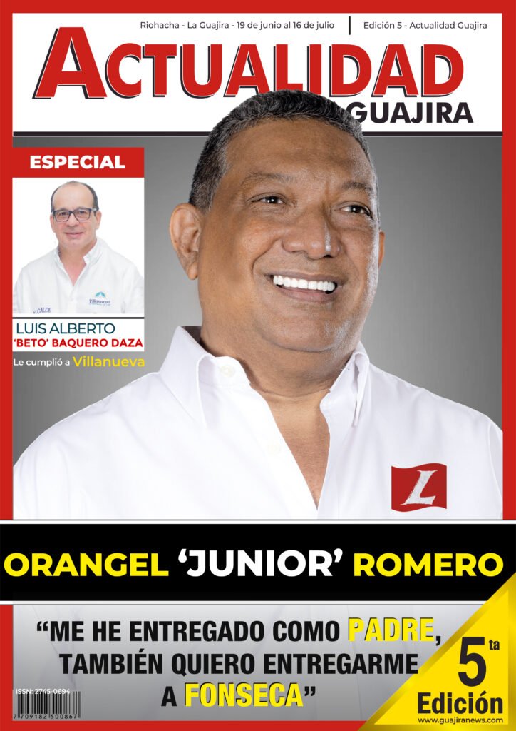 Portada Actualidad Guajira Orangel Junior Romero Edición 005