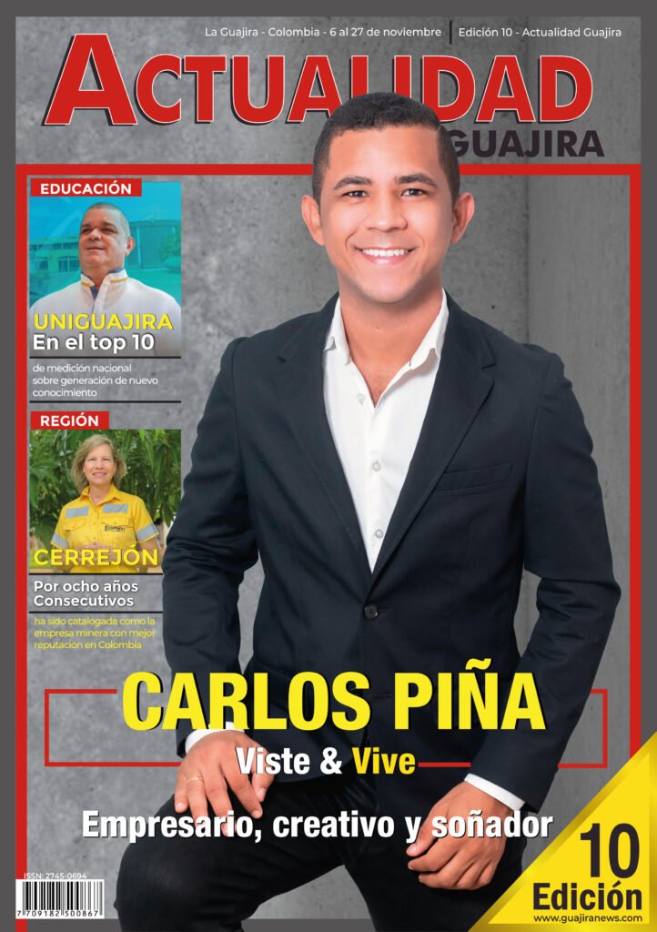 Portada Actualidad Guajira Carlos Piña Viste & Vive Edición 010