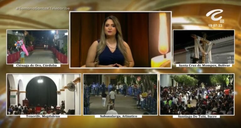 Por primera vez en la historia, Telecaribe realizó una transmisión de más de 40 horas en conmemoración de la Semana Santa.