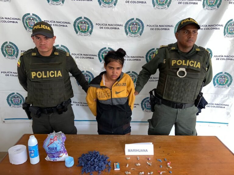Yormari Quero Arias, alias la Gorda, capturada.