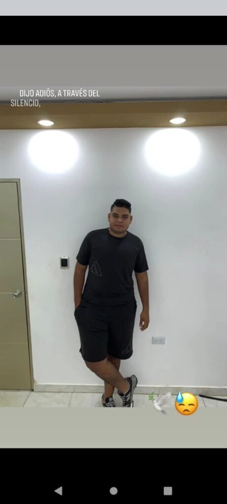Juan Camilo Gnecco Pérez, de 20 años, occiso.