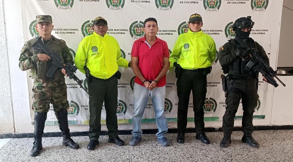 Luis Wiesner Segundo Mendoza Mendoza, capturado.