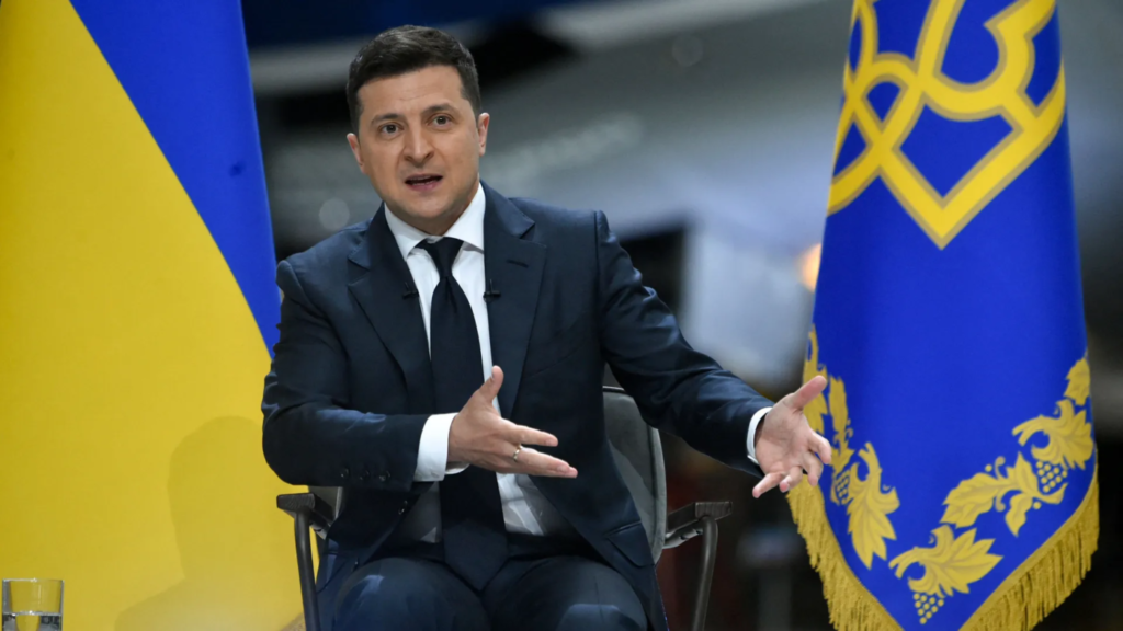 El presidente de Ucrania, Volodimir Zelenski
