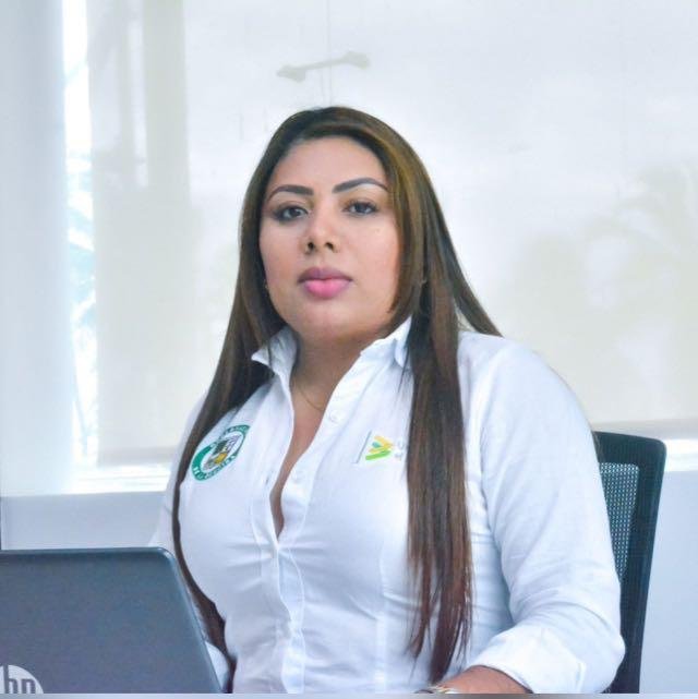 Steffany Atencia, directora operativa de la UNGRD en La Guajira