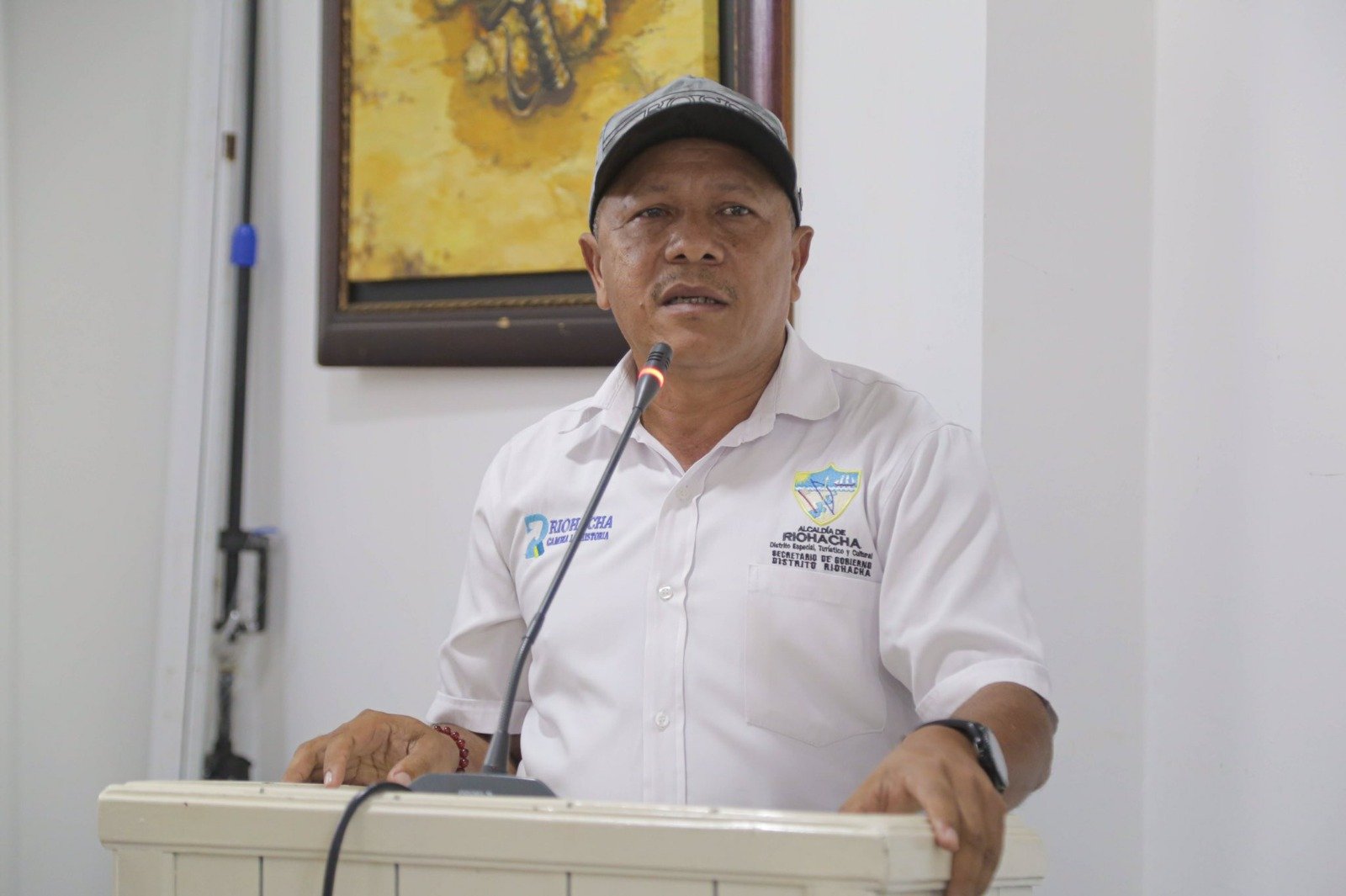 Leandro Mejía Díaz, alcalde encargado de la ciudad de Riohacha.