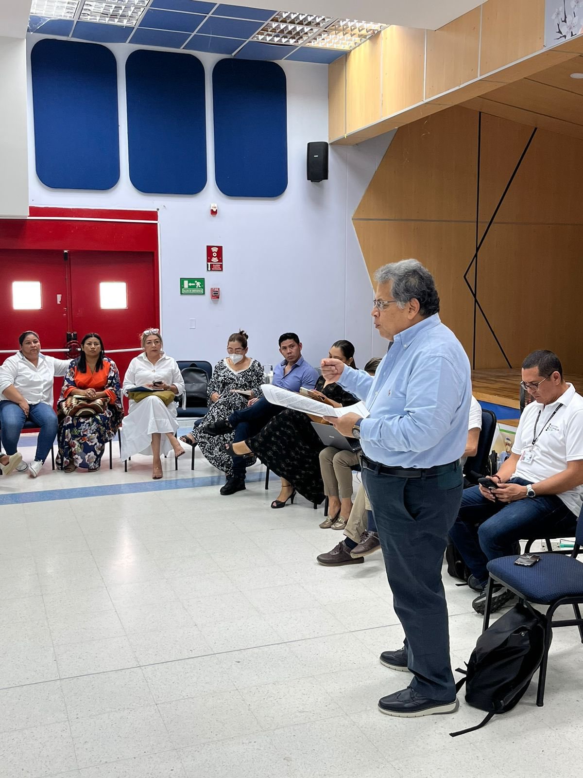Ulahy Beltrán, superintendente nacional de salud.