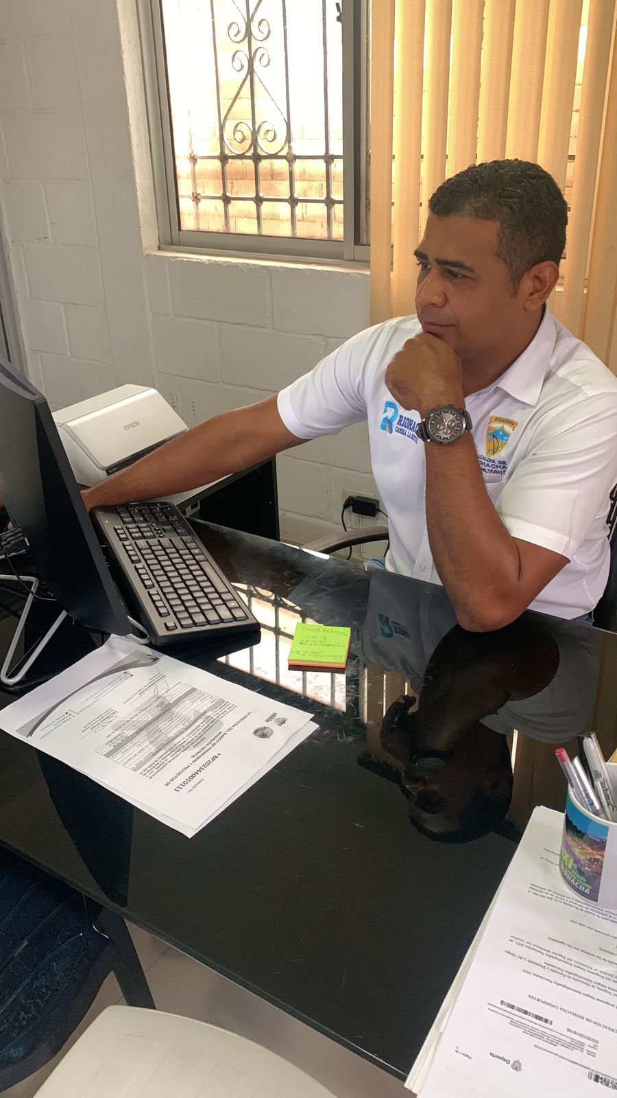 Mario Yesith Barros Valdeblanquez, director de Undeportes de Riohacha,