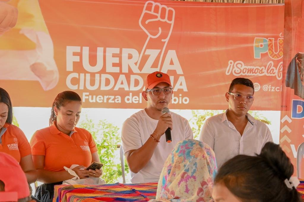 Luis Gutiérrez, militante del partido Fuerza Ciudadana, lesionado.