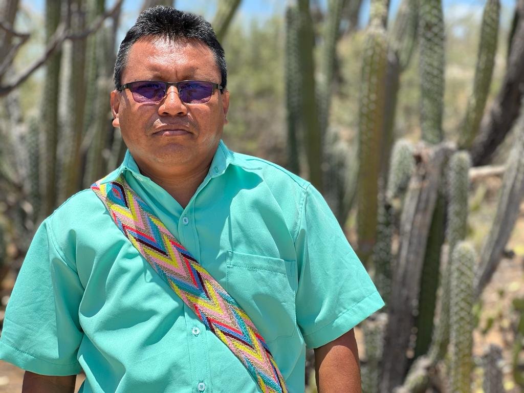 Elias Silva, autoridad tradicional de la comunidad.