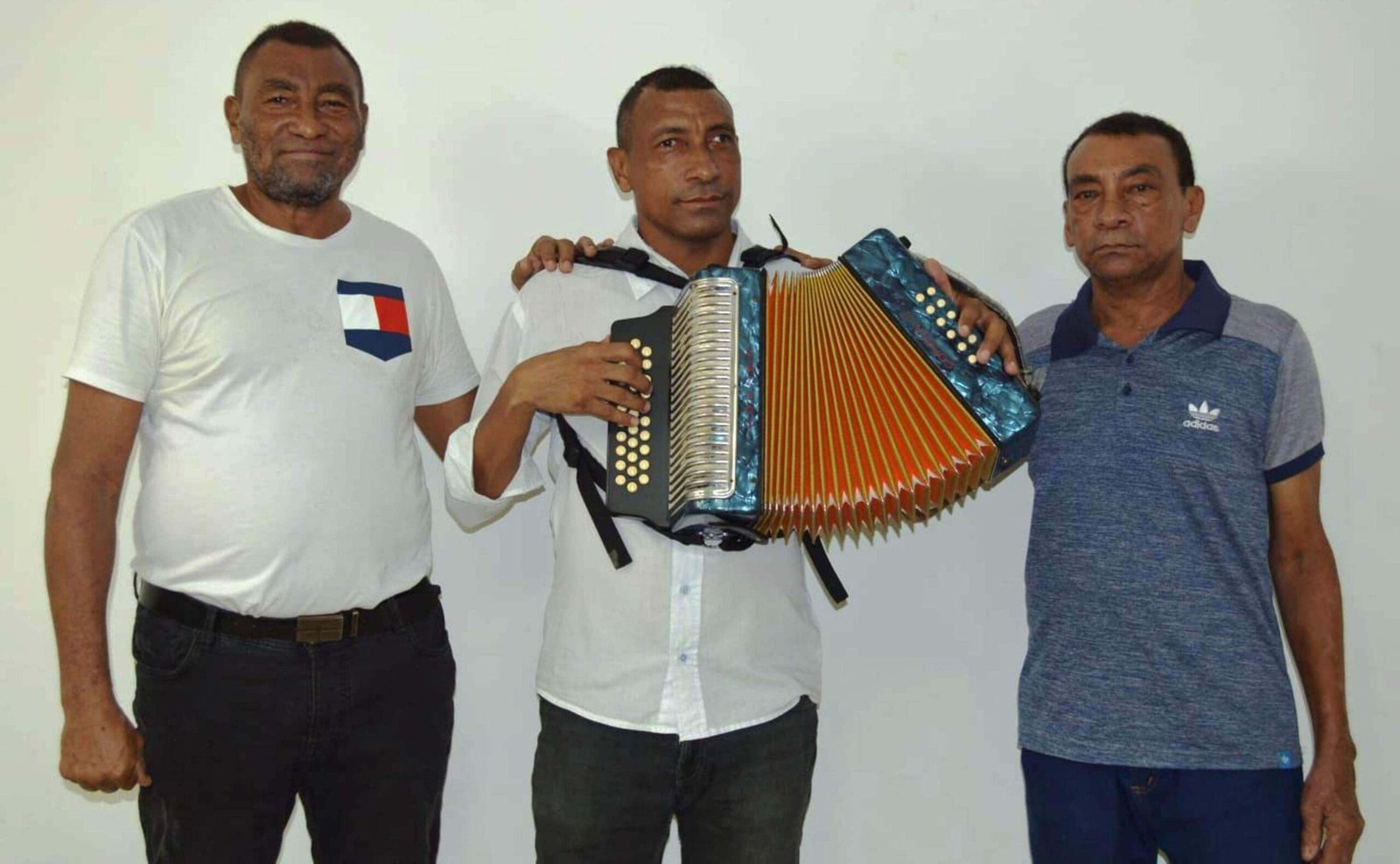 Samuel, Jaime y Fabio Martínez Castro, hijos de Samuelito Martínez