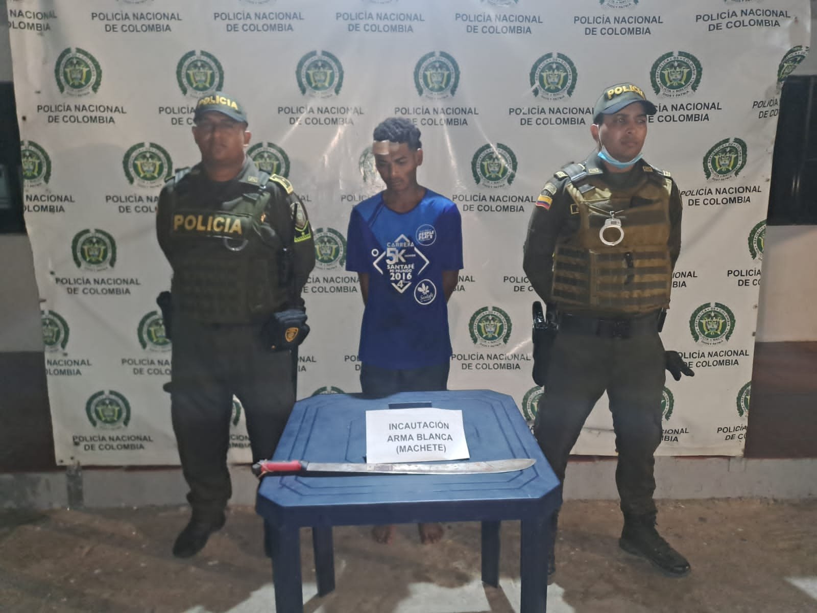 Camilo Andrés Menco Zambrano, de 21 años, capturado