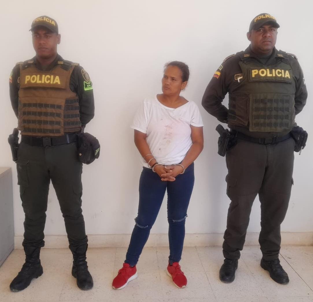Milka Yulina Mendoza Gómez, de 30 años, agresora