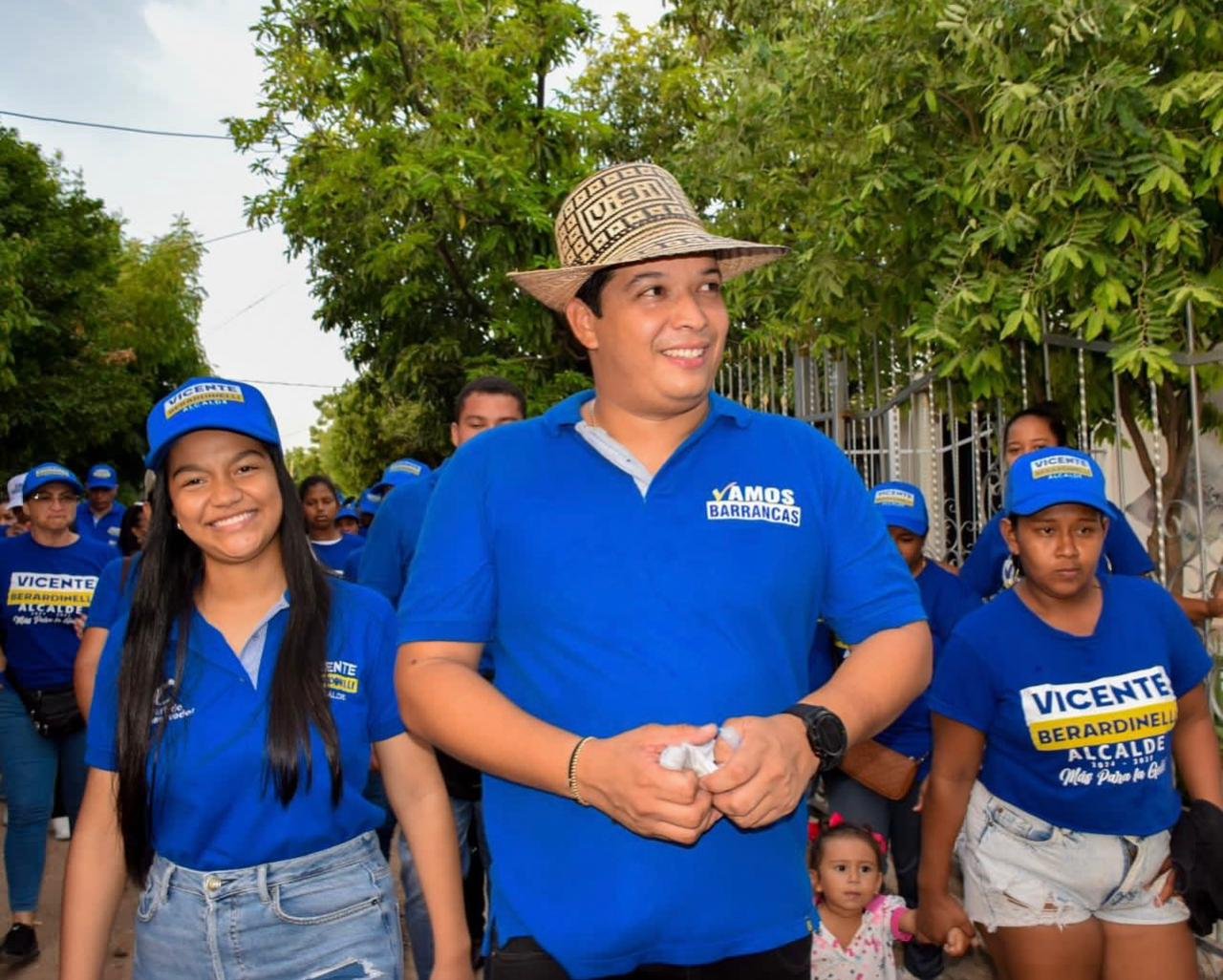 Vicente Francisco Berardinell Carrillo, candidato a la alcaldía de Barrancas