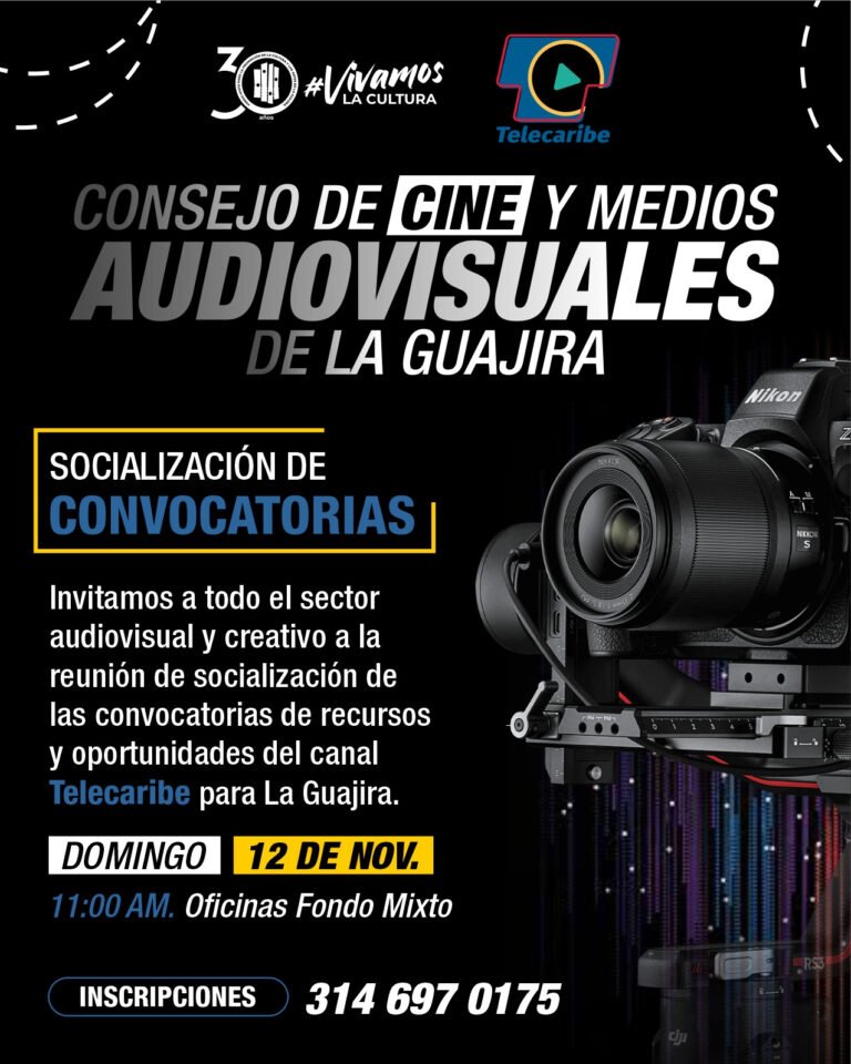 convocan al sector audiovisual de La Guajira