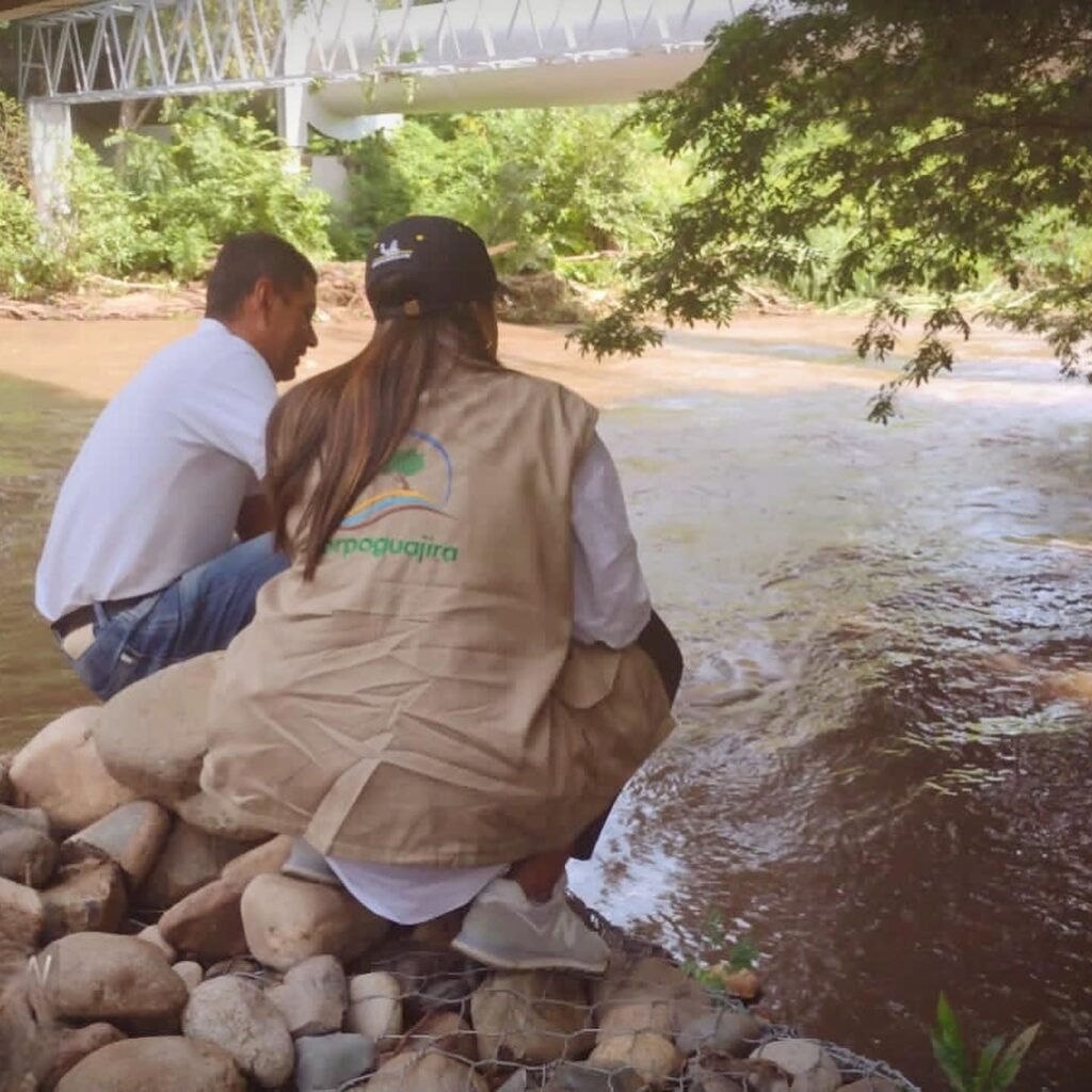 Corpoguajira realizó seguimiento en el embalse El Cercado, en el sur del departamento