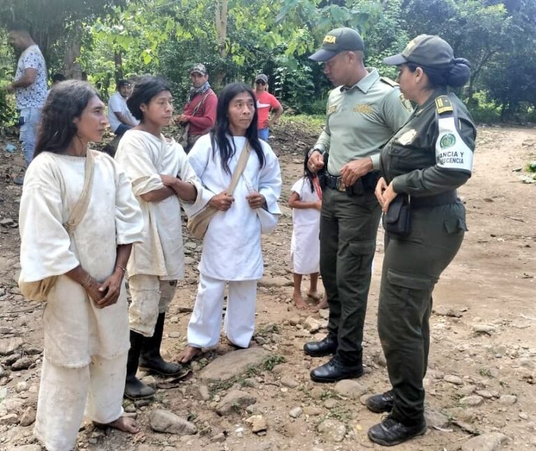 Policía de Infancia y Adolescencia adelantó jornada denominada ‘Juntos por la niñez’, en área rural de Dibulla