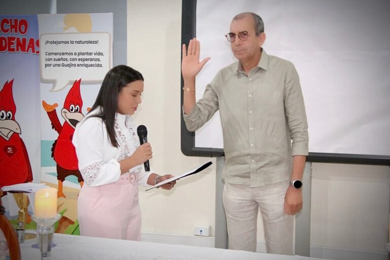 Samuel Lanao Robles tomó posesión como director general de Corpoguajira para la vigencia 2024 - 2027