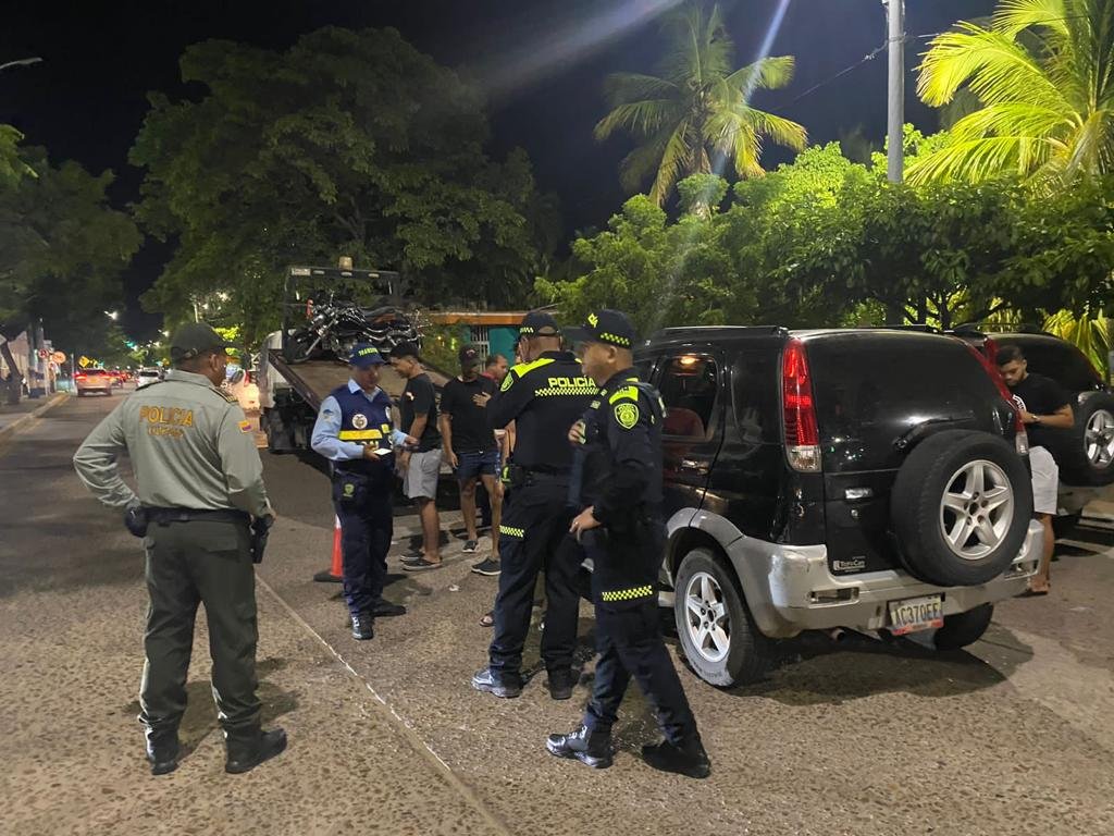 Siguen los operativos para atacar la delincuencia y la criminalidad en Riohacha