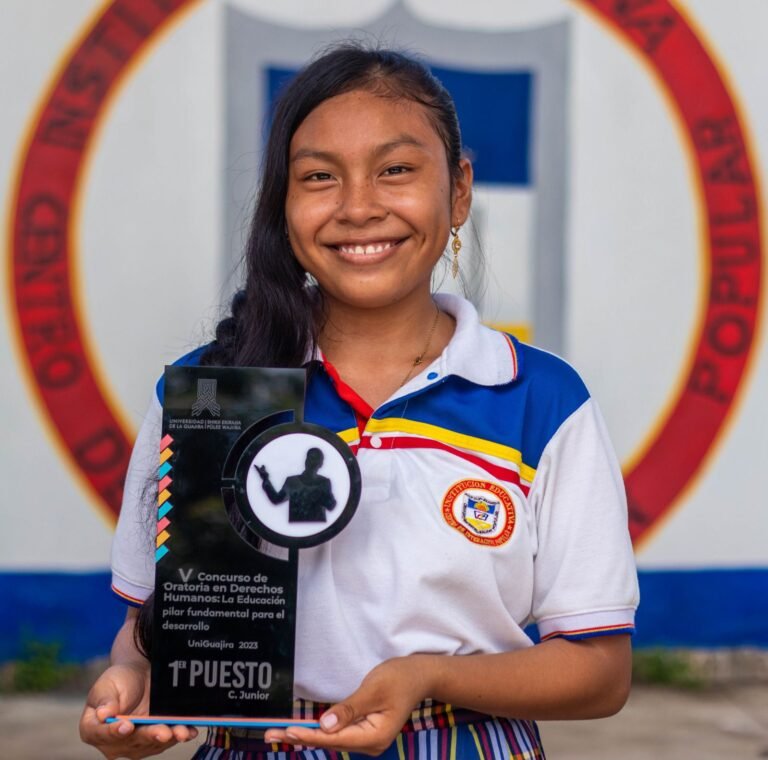 Estudiante de la Institución Educativa Integral popular IPC de Riohacha, Ocupa primer puesto en Oratoria en La Universidad de La Guajira