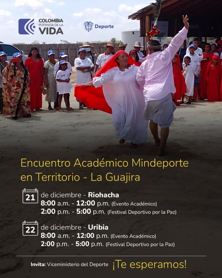 La Guajira recibirá el Encuentro Académico y el Festival Deportivo por la Paz: un compromiso colectivo por la armonía