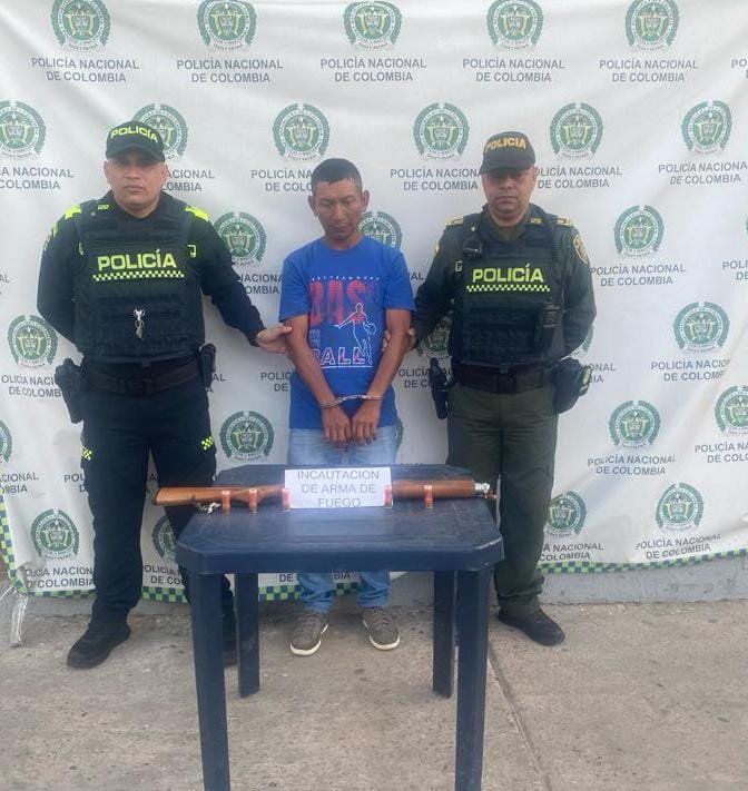 Detenido en Maicao por portar escopeta sin salvoconducto