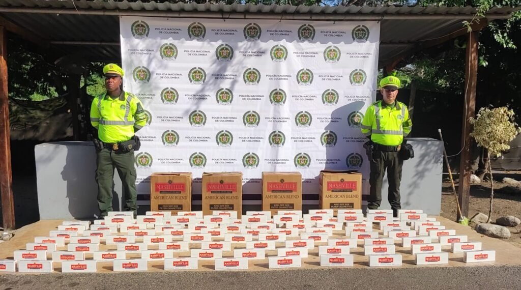 Incautación masiva de cigarrillos de contrabando en La Guajira: Policía Nacional decomisa más de 98 mil unidades