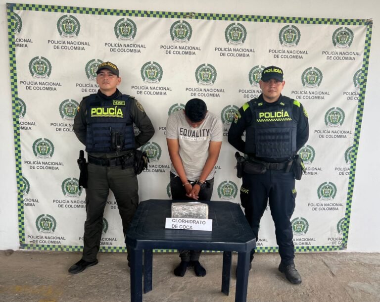 Capturan a mototaxista con dos kilos de cocaína en Maicao