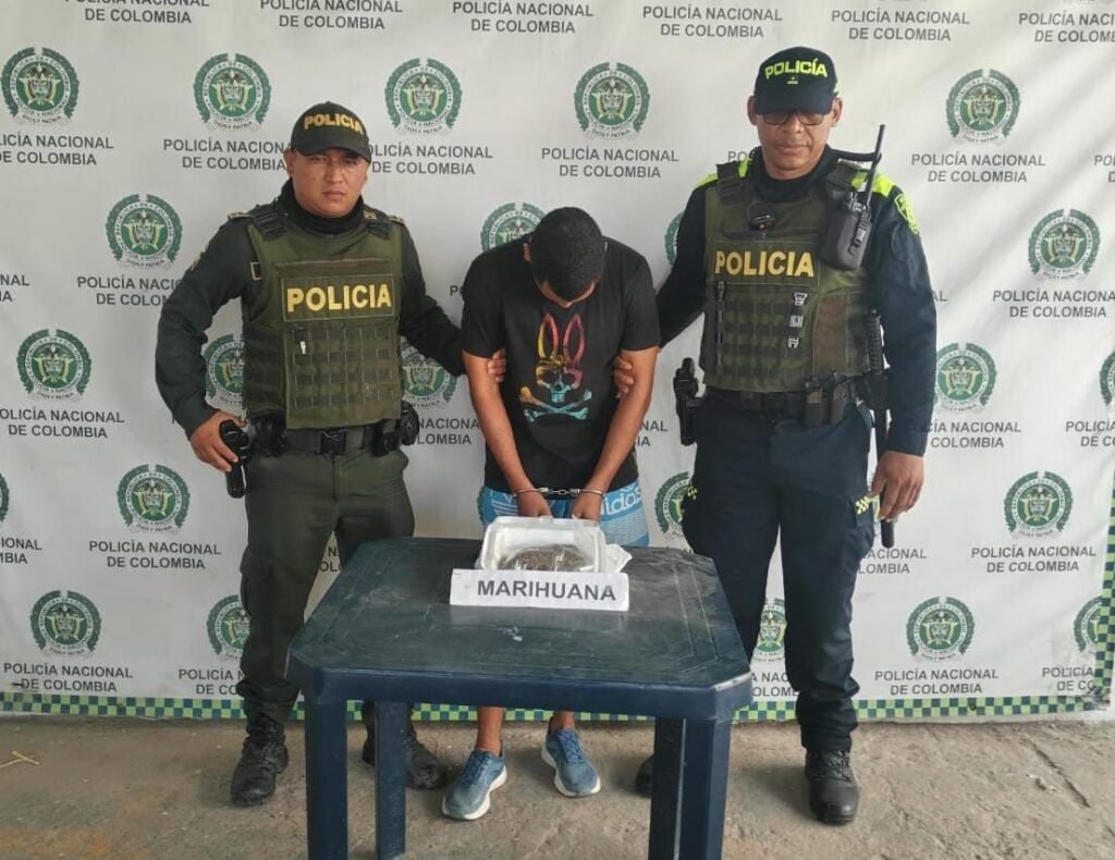 Aprehenden a hombre con 205 gramos de marihuana ocultos en un portacomida