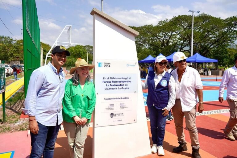 Gobernador, ministra de vivienda y alcaldesa de Villanueva inauguraron parque recreodeportivo en la Urbanización Román Gómez Ovalle