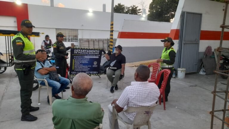 El Gestor de Convivencia y Seguridad Ciudadana de la Policía Nacional llevó a cabo varias campañas preventivas en los diversos barrios del municipio de San Juan del Cesar.