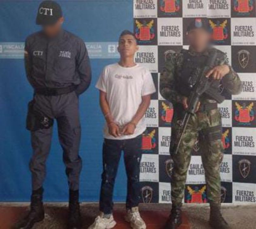 Gaula Militar captura a alias "Picachú", presunto sicario del Clan del Golfo en La Guajira