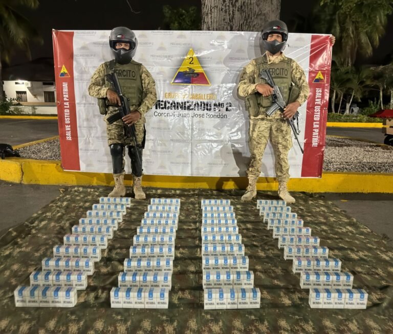 Ejército Nacional Incauta 8.000 cigarrillos de contrabando en La Guajira