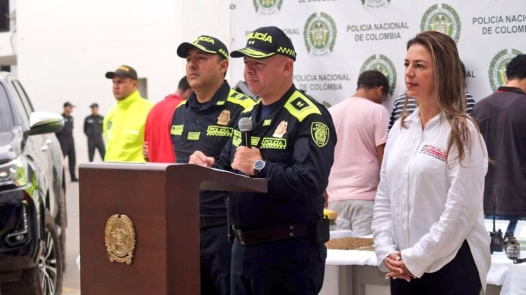 Subdirector de la Policía Nacional, Nicolás Alejandro Zapata,