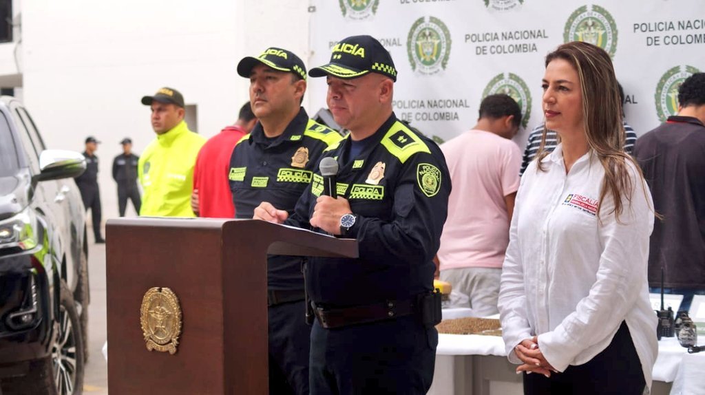 Subdirector de la Policía Nacional, Nicolás Alejandro Zapata,