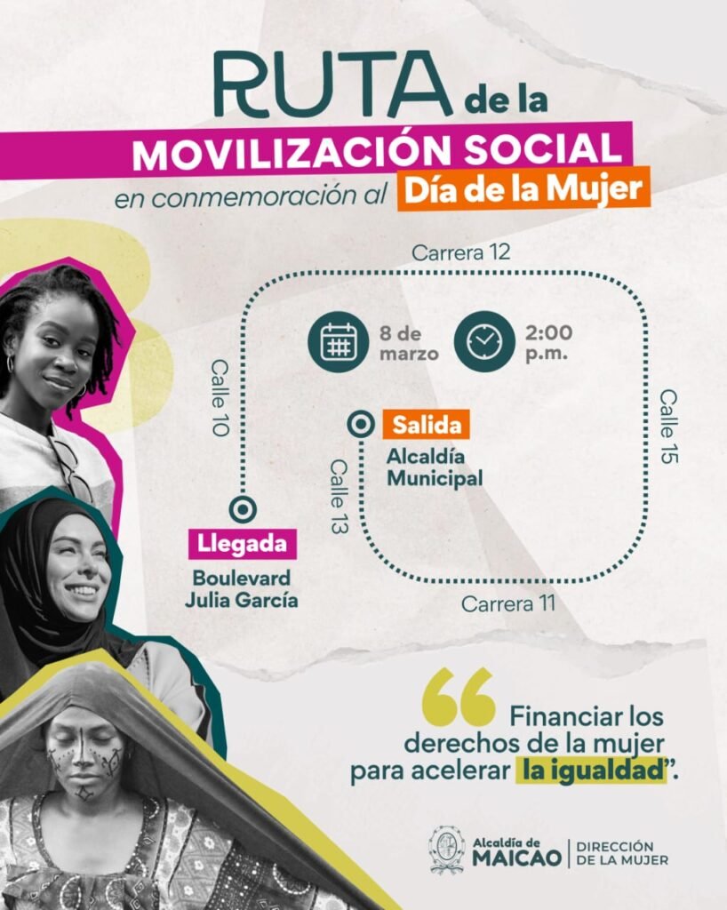 Alcaldía de Maicao lidera movilización social en conmemoración del día internacional de la mujer