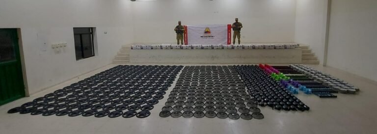 Grupo Rondón decomisó contrabando de platos y abanicos