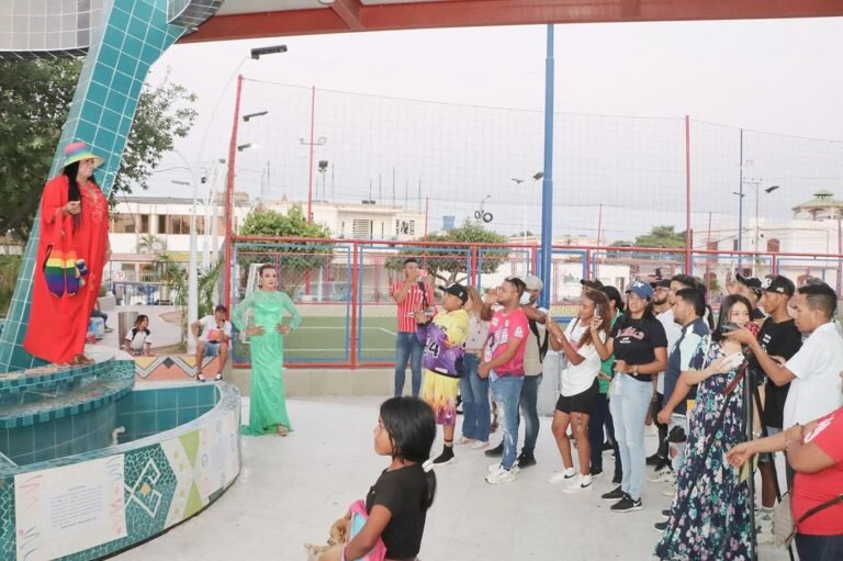 Alcaldía de Maicao promovió el evento ‘TRANSformando Realidades’: estatuas humanas que reflejan la diversidad’