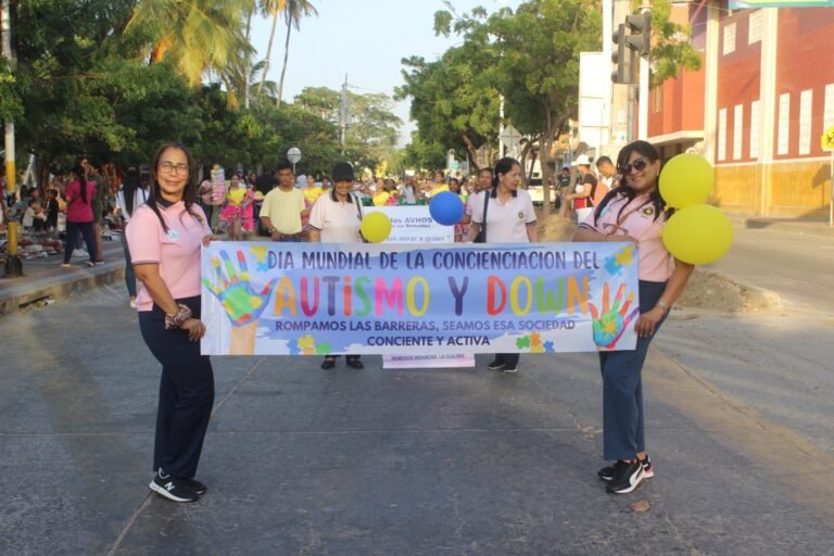 Con jornada de concienciación Damas Rosadas conmemoraron Día del Autismo y Síndrome de Down