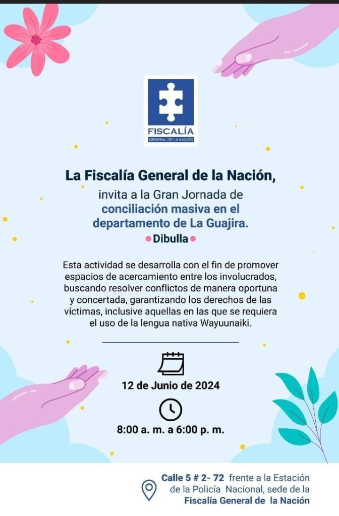 Jornada de conciliación masiva en el departamento de La Guajira 