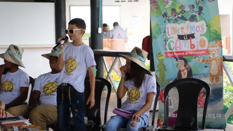 Niños, niñas y adolescentes Wayúu en La Guajira alzan su voz contra el cambio climático