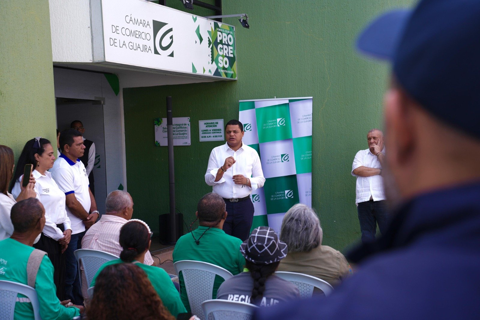 Genaro Redondo, alcalde de Riohacha.