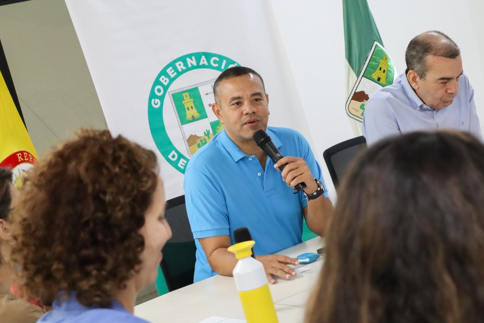 Gobernador (e) Misael Velásquez