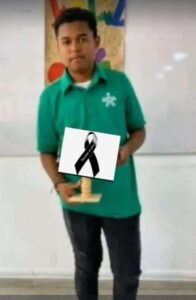 Samuel David Medina Velázquez, de 18 años, occiso.
