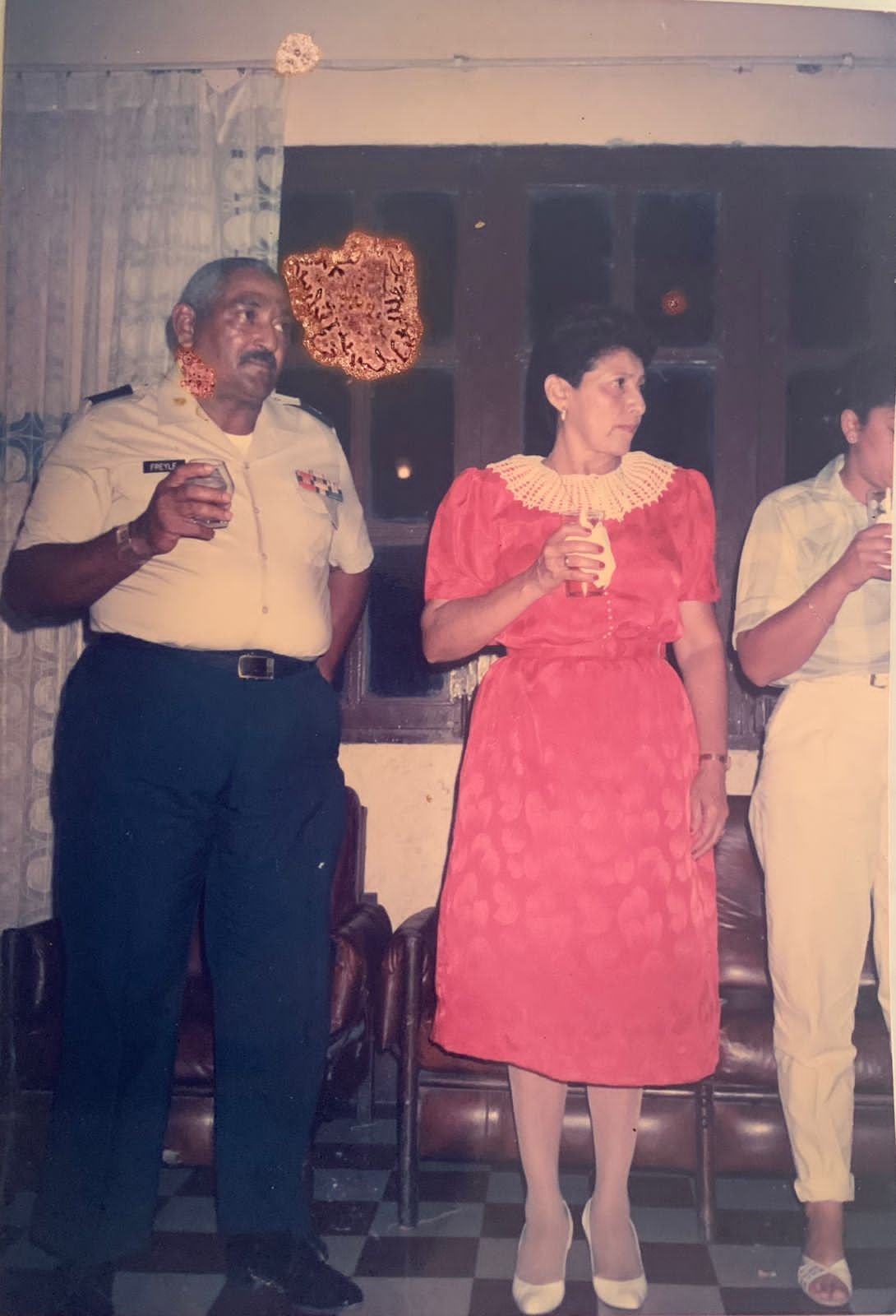 Con su esposa fiesta social casino de suboficiales Grupo Rondón