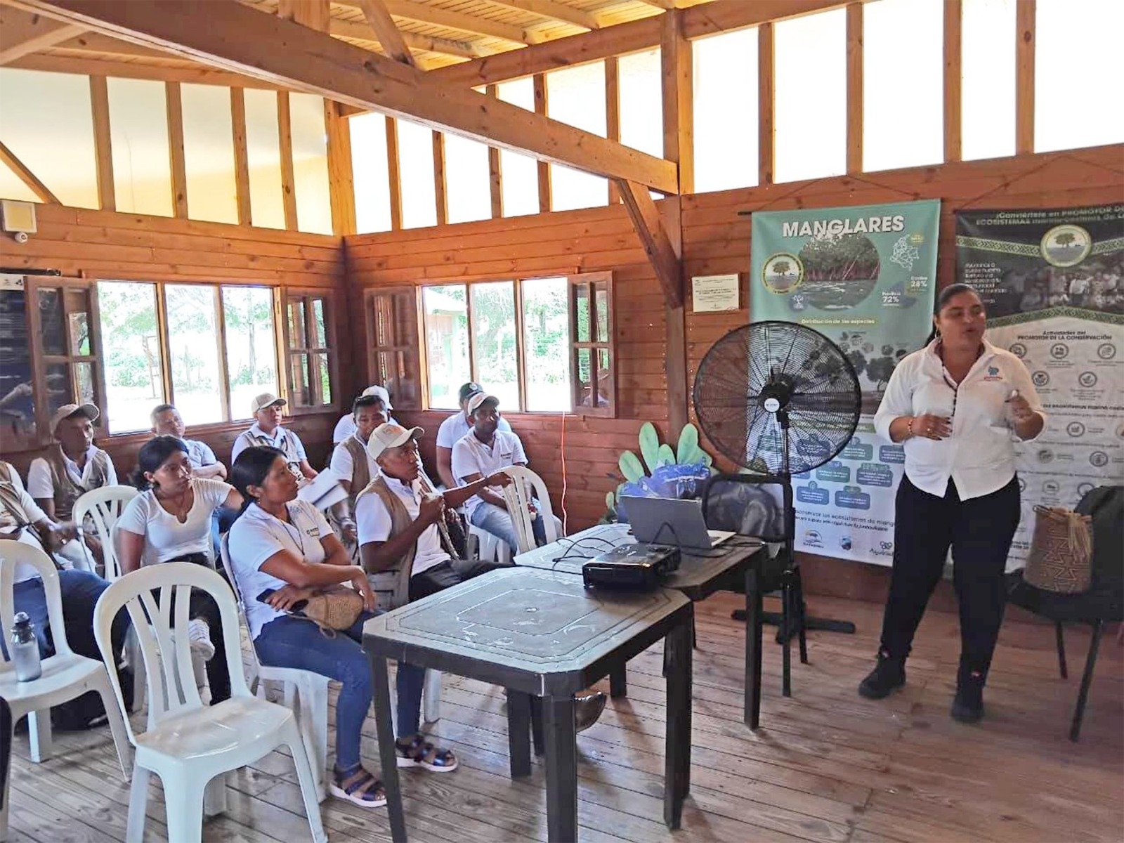 Guardianes de ambiente del Delta del Río Ranchería se capacitan en manejo de fauna silvestre