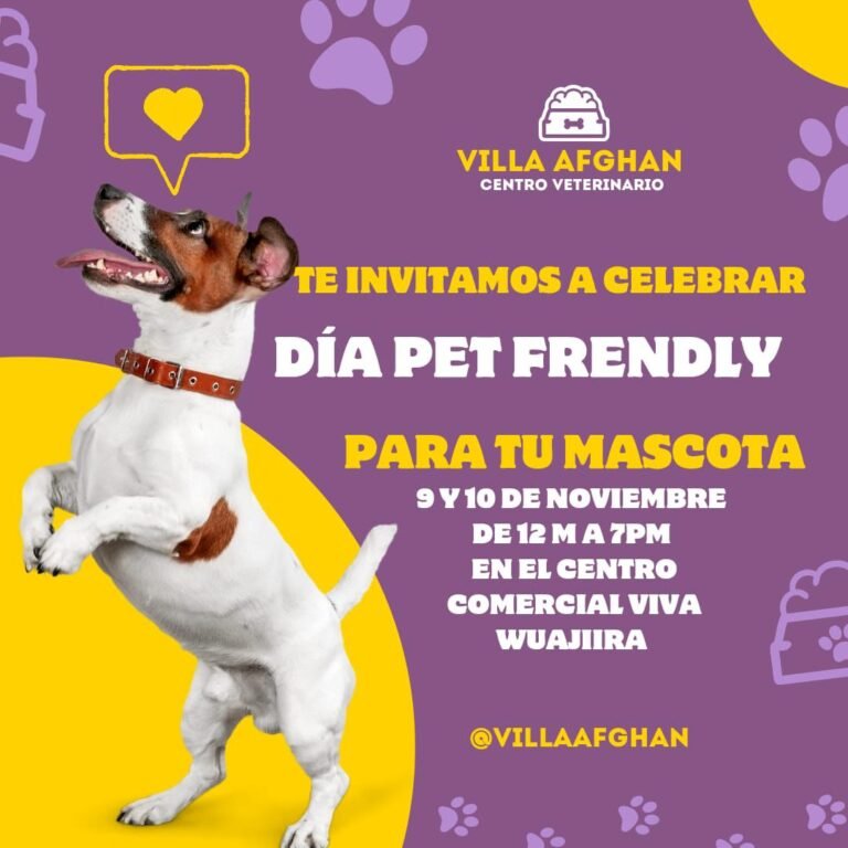 Villa Afghan celebra el Día Pet Friendly en el centro comercial Viva Wajiira con actividades para mascotas