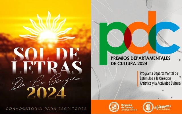 Con éxito rotundo cierran las convocatorias a los Premios Departamentales de Cultura y Sol de Letras 2024