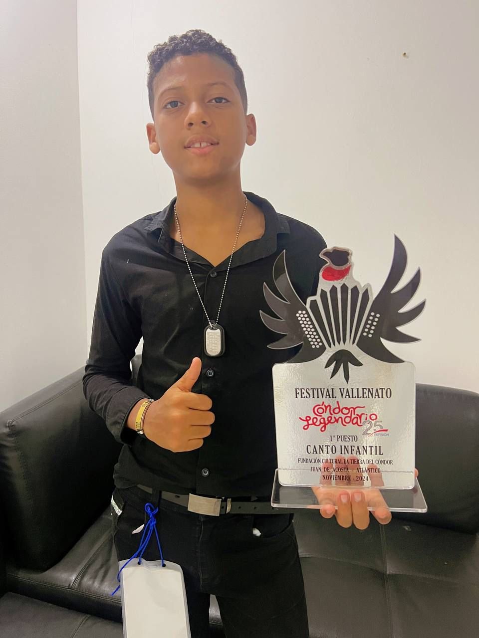 Niño guajiro José Francisco de Armas López triunfa en el Festival del Cóndor Legendario